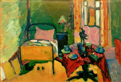 Camera da letto in Ainmillerstraße da Wassily Kandinsky